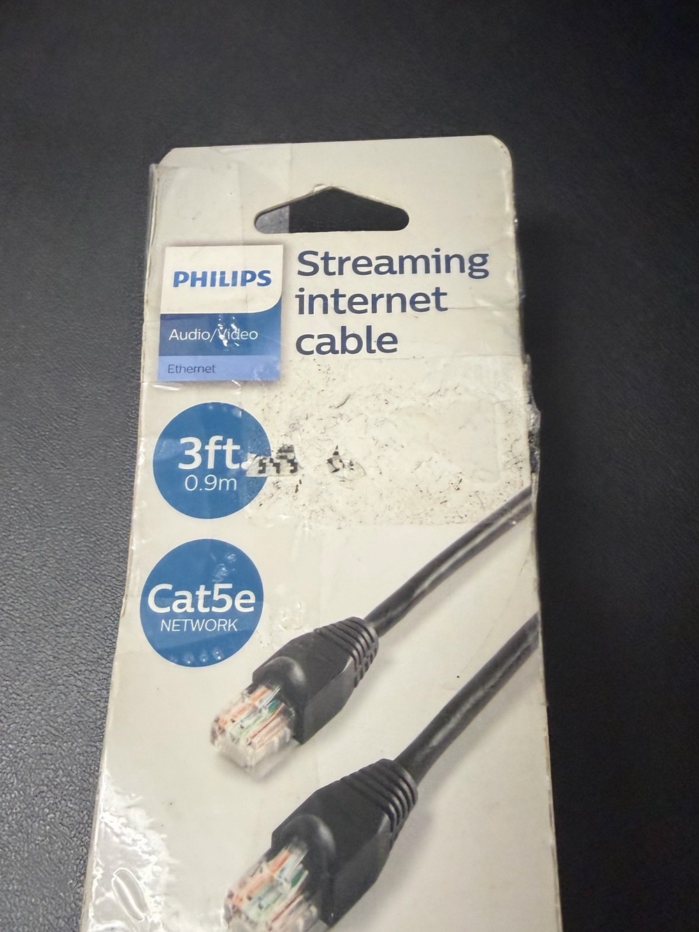 Philips Cat5e Streaming Internet Cable - Black